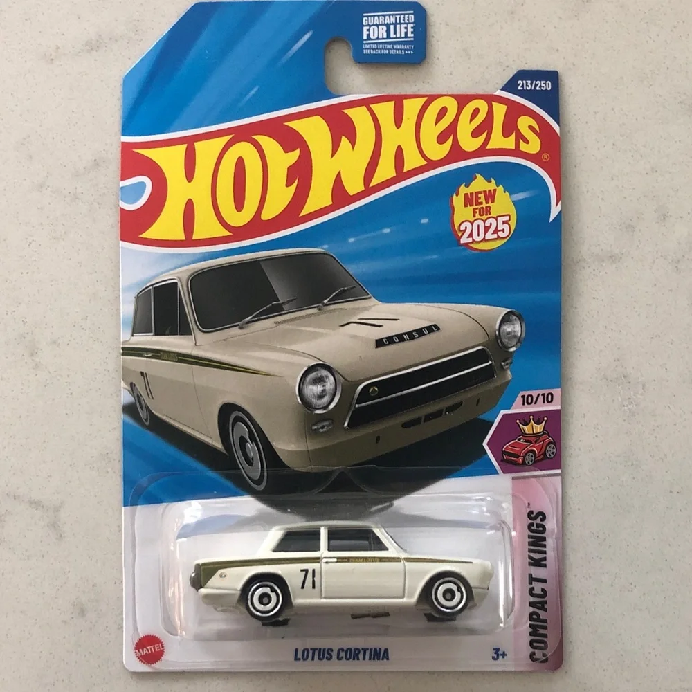 Mattel Hot Wheels Lotus Cortina - Cream